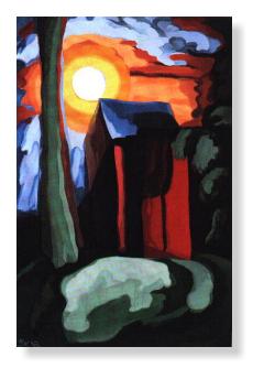 painting, Moonshine Fantasy, 1929